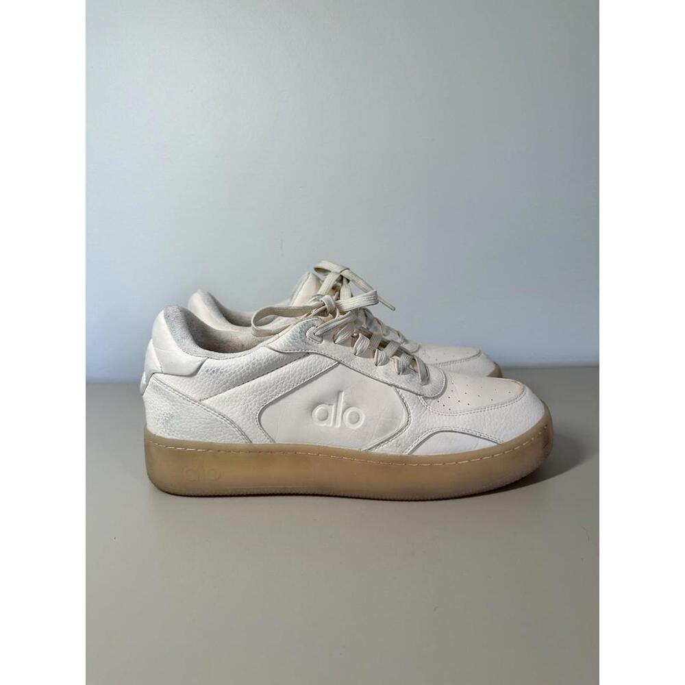 Alo Men’s White Sneakers Size 11 US